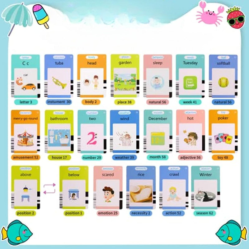 CardKids Educacional para aprender Inglês 224 Palavras